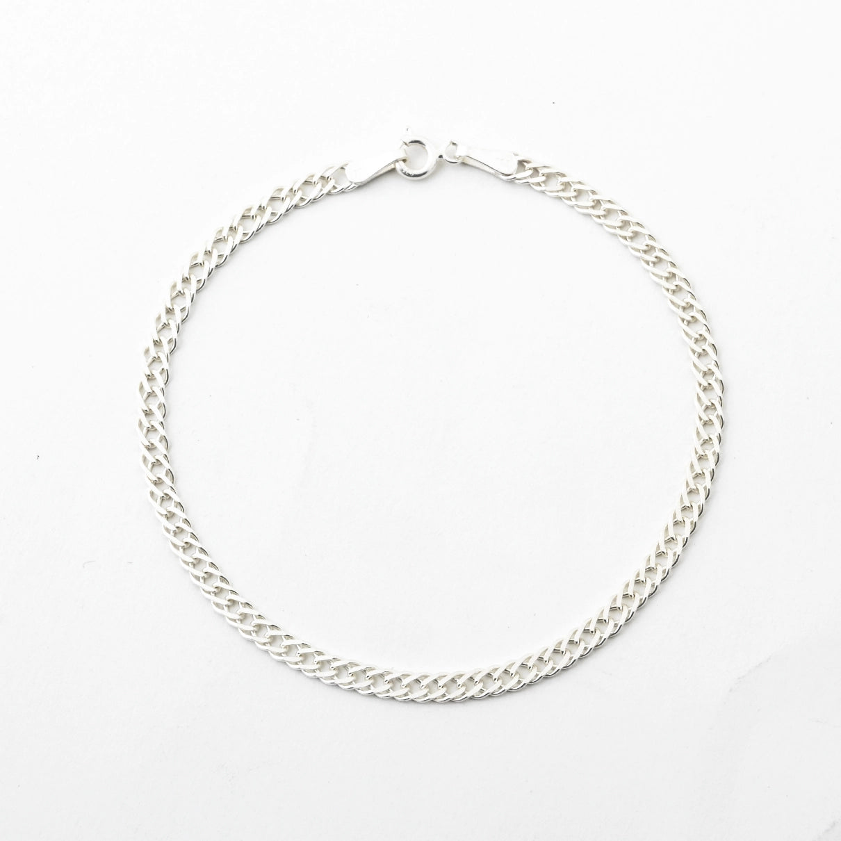 انسيال رجالي فضة بيور عيار 925 شكل الرامبو